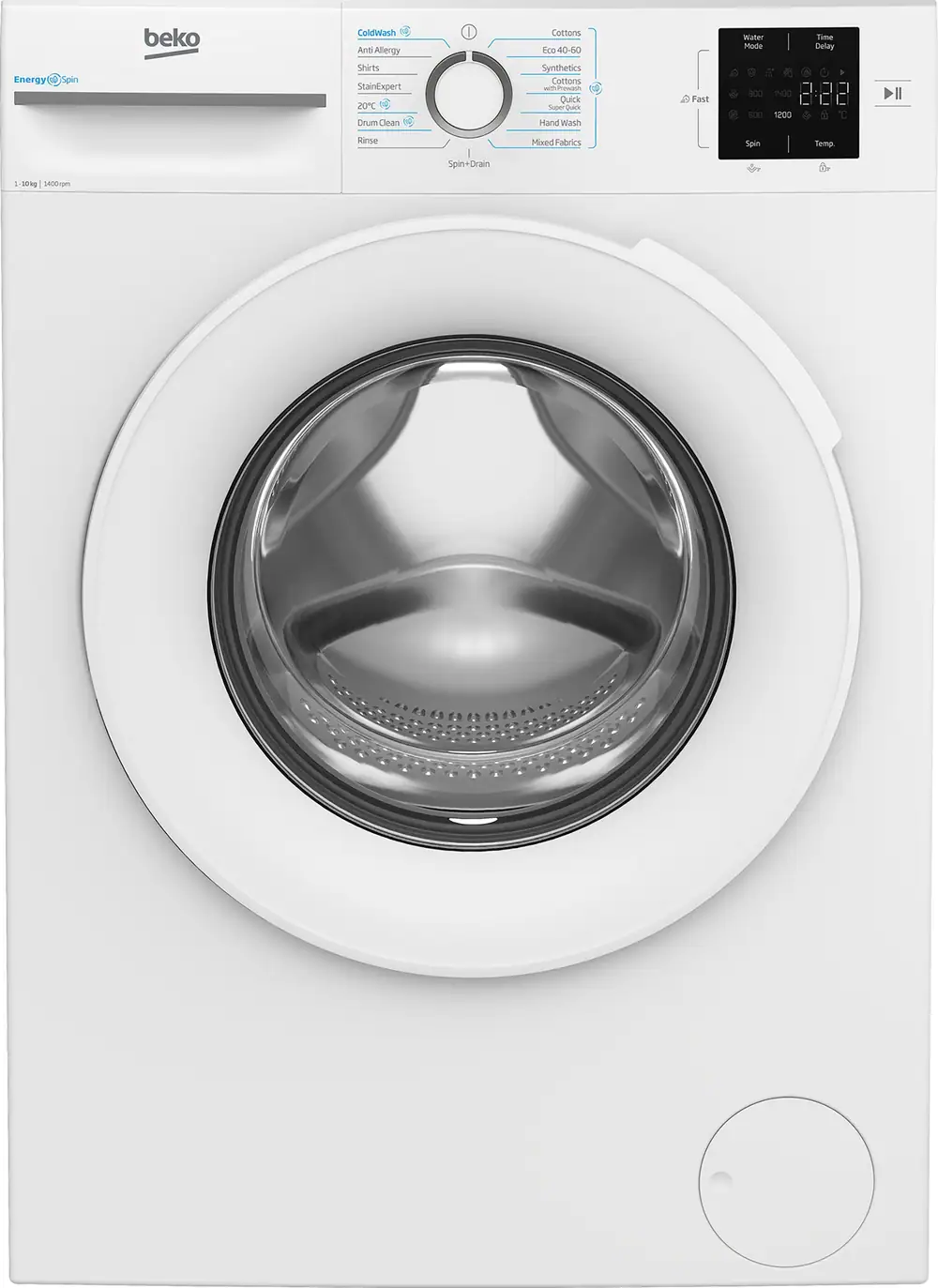 Beko EnergySpin™ B3W31041W 10kg Washing Machine with 1400 rpm