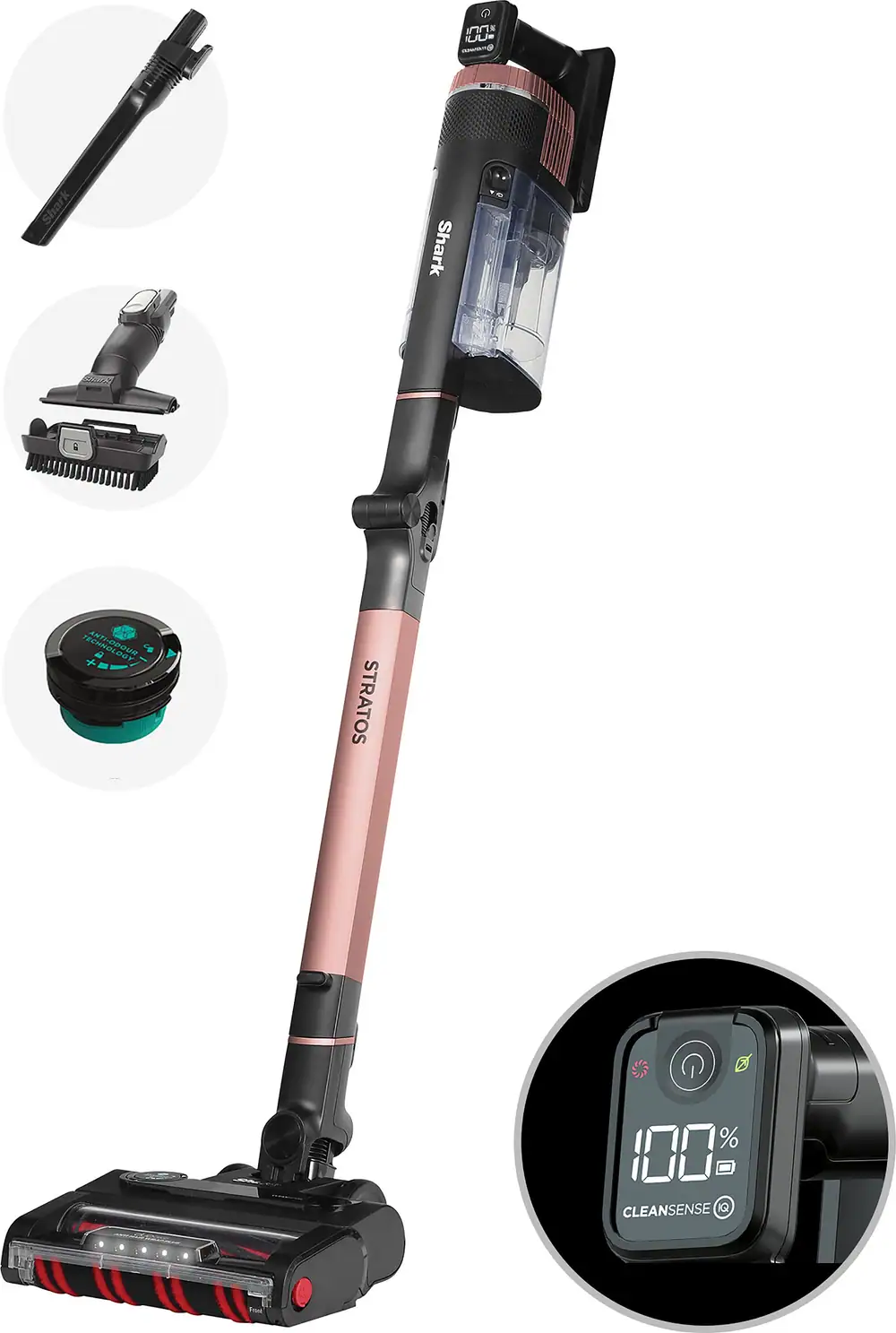 Shark Stratos with Anti-Hair Wrap Plus & Clean Sense IQ Cordless Vacuum Cleaner with up to 60 Minutes Run Time