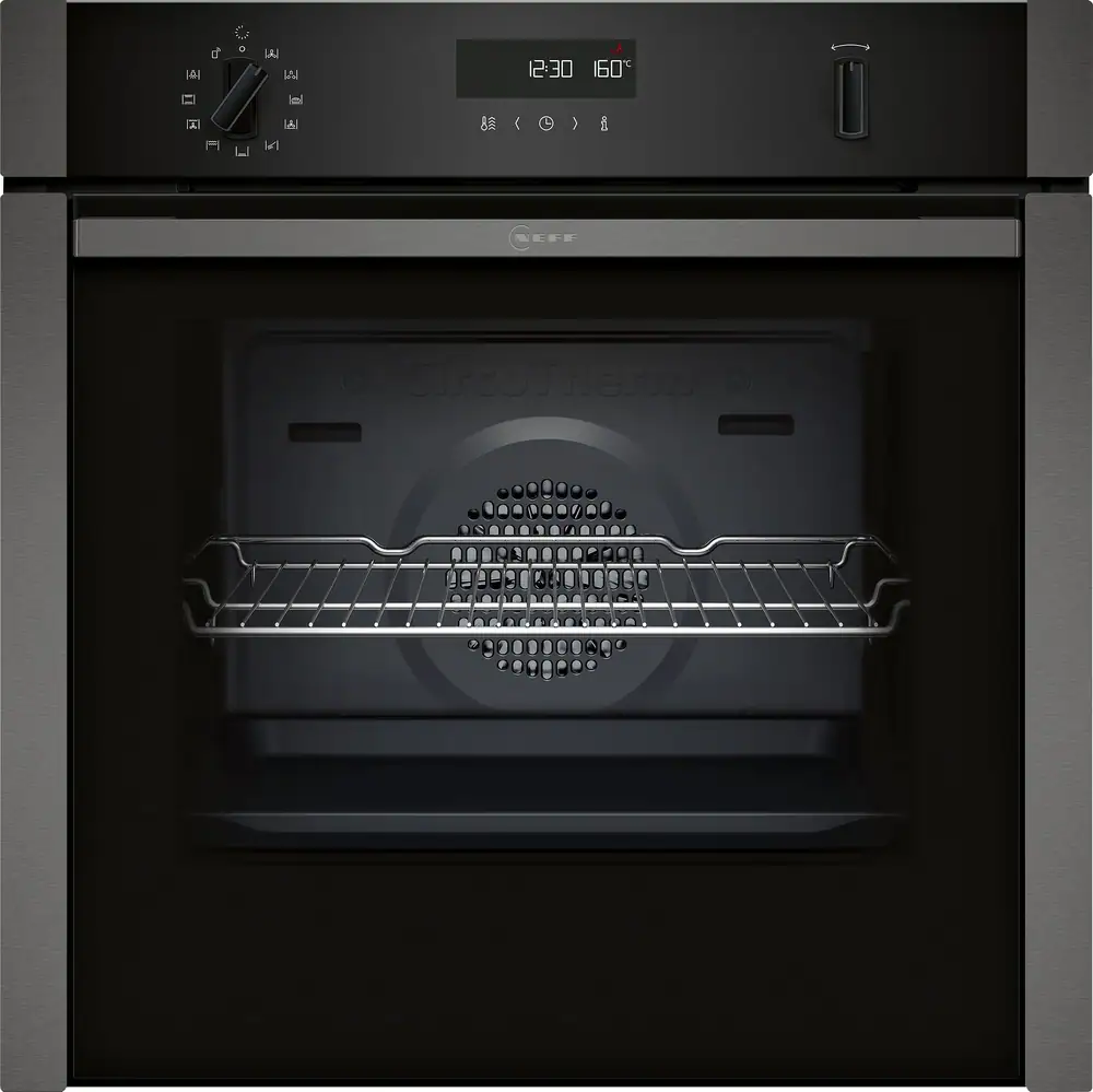 NEFF N50 Slide & Hide® B6ACH7AG7B Built In Electric Single Oven with Pyrolytic Cleaning