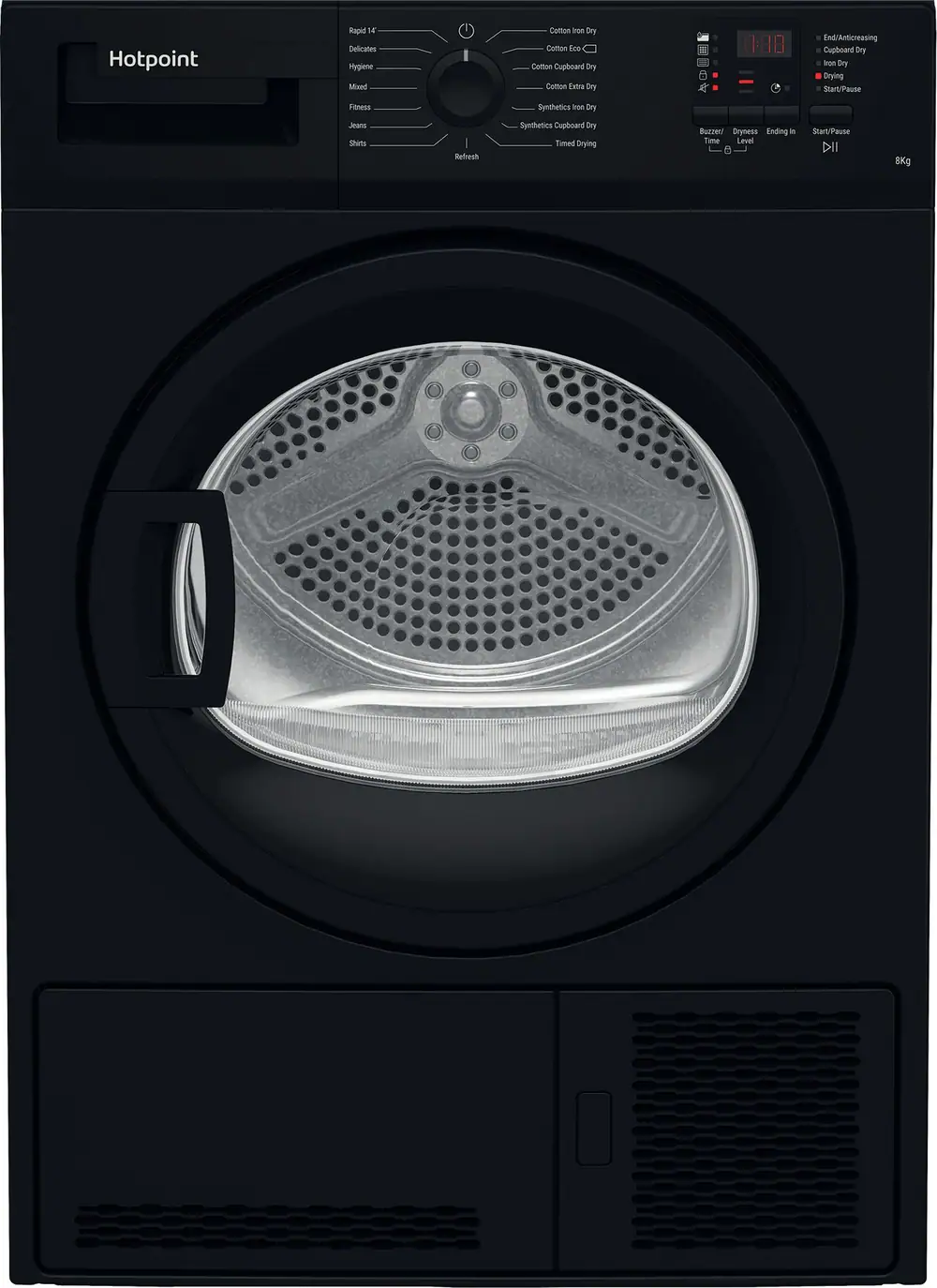 Hotpoint C HD C82 BBGD UK 8Kg Condenser Tumble Dryer