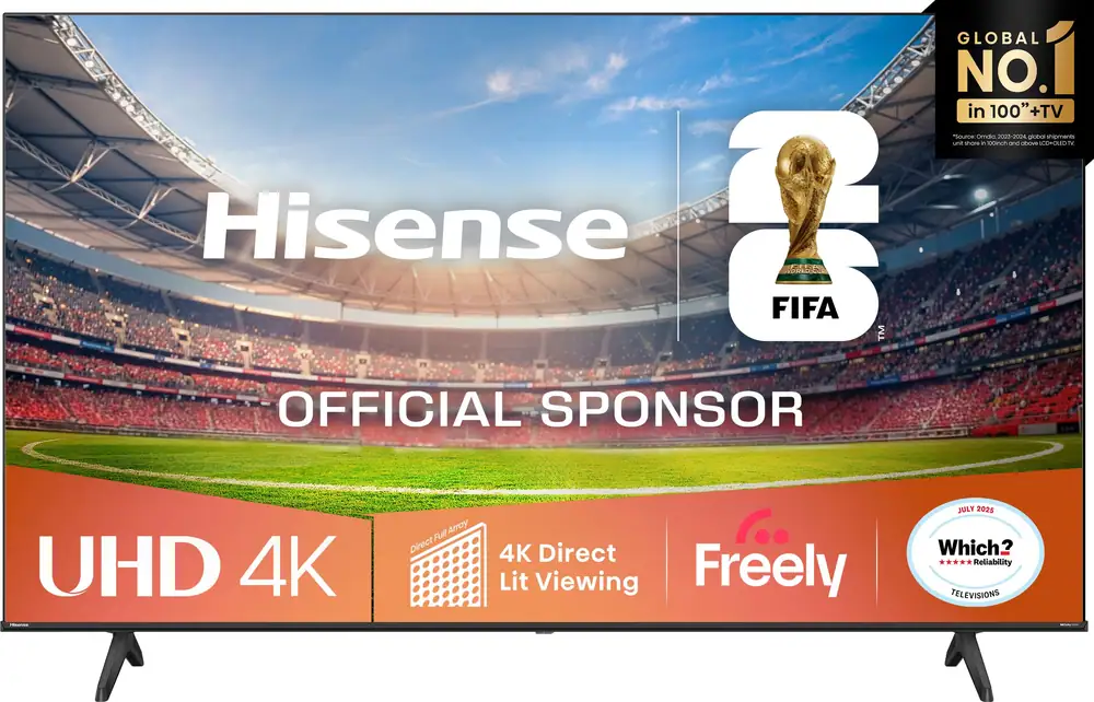 Hisense A6Q 43" 4K Ultra HD Smart Freely TV [2025]